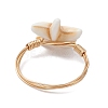 Synthetic Turquoise Finger Rings RJEW-JR00878-02-4