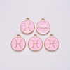 Alloy Enamel Pendants ENAM-S124-01B-09H-2