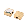 Ion Plating(IP) 304 Stainless Steel Enamel Beads STAS-S140-38G-A-2
