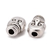 Antique Silver Halloween Jewelry Findings Tibetan Silver Alloy Skull Beads X-AB321-NF-2