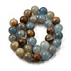 Natural Blue Calcite Beads Strands G-H312-C02-12mm-3