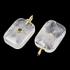 Natural Quartz Crystal Pendants G-F837-04A-2