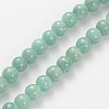Natural Gemstone Amazonite Round Beads Strands G-O030-6mm-11-2