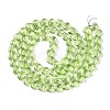 Baking Paint Transparent Glass Beads Strands DGLA-N021-01A-02-2