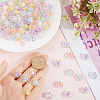 300Pcs Transparent Acrylic Beads TACR-SP0001-04-3