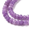 Dyed Natural Malaysia Jade Rondelle Beads Strands G-E316-2x4mm-39-7