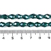 Transparent Electroplate Glass Beads Strands EGLA-N013-T10mm-B24-4