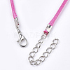 Waxed Cord Necklace Making NCOR-T001-33-3