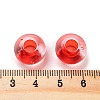 Transparent Acrylic European Beads X-TACR-P009-C01-4