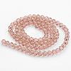Transparent Glass Bead Strands GLAA-G013-4mm-90-2