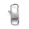 Tarnish Resistant 304 Stainless Steel Lobster Claw Clasps STAS-I117-02B-P-1