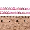 Anti-Tarnish Electroplate Rondelle Glass Beads Strands EGLA-T021-3mm-17-14-4