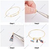 DIY Aviation Theme Bangle Making Kits DIY-SC0011-02-4