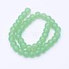 Imitation Jade Glass Beads Strands EGLA-E045-C04-2