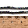 Electroplated Synthetic Non-magnetic Hematite Beads Strands G-L613-G01-01A-4