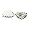 304 Stainless Steel Pendant Cabochon Settings for Enamel LS-STAS-P279-38P-2