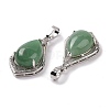Natural Green Aventurine Pendants G-H283-04P-21-3