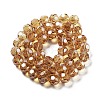 Electroplate Transparent Glass Beads Strands LS-EGLA-A035-T10mm-A17-2