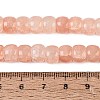 Ombre Effect Dyed Glass Beads Strands GLAA-Q106-05B-A02-4