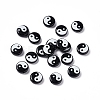 Opaque Acrylic Beads X-SACR-E008-02B-02-3