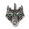 304 Stainless Steel Pendants STAS-M299-05AS-D-1