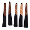 Opaque Resin & Walnut Wood Big Pendants RESI-TAC0017-46-C04-3