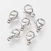 Tarnish Resistant 304 Stainless Steel Lobster Claw Clasps STAS-S066-9mm-15-1