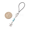 Marine Theme Alloy Mobile Straps HJEW-JM03443-3