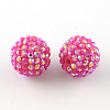 AB-Color Resin Rhinestone Beads RESI-S315-12x14-09-1