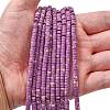 Dyed Synthetic Imperial Jasper Beads Strands G-Z089-A03-L-2