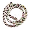 Electroplated Synthetic Non-magnetic Hematite Beads Strands G-L613-Z01-01J-2