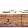 Soldered Brass Paperclip Chains CHC-D025-03G-01-5