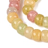 Ombre Effect Dyed Glass Beads Strands GLAA-Q106-05A-A04-3
