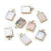 Natural Freshwater Shell Charms SHEL-N026-147-1