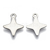 Non-Tarnish 201 Stainless Steel Pendants STAS-R116-044-2