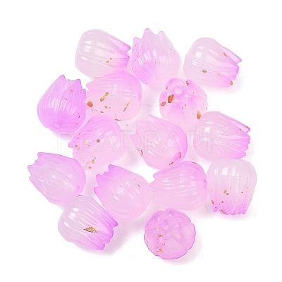 Opaque Acrylic Beads OACR-G054-04D-1