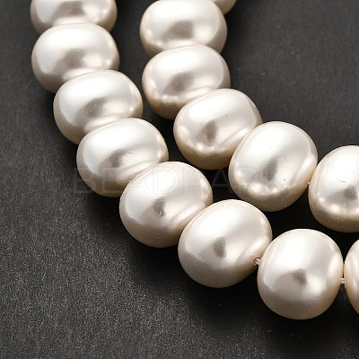 Shell Pearl Beads Strands BSHE-F013-01A-1