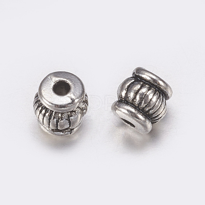 Tibetan Style Alloy Beads TIBEB-Q043-AS-LF-1