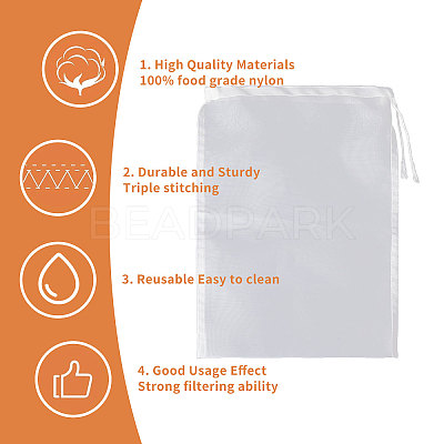 100 Micron Nylon Filter Bag AJEW-WH0470-76-1