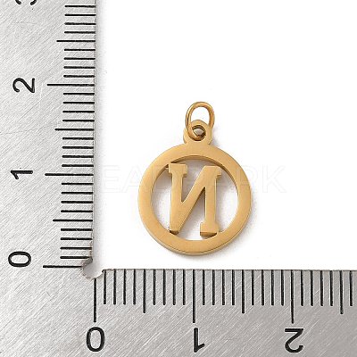 304 Stainless Steel Charms
with Jump Ring STAS-R001-02G-N-1