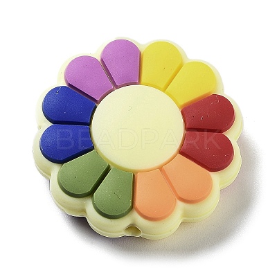 Flower Silicone Beads SIL-R014-01D-1