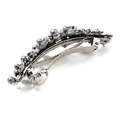 Flower Alloy Rhinestone Hair Barrettes LS-PHAR-S604-01AS-01-1
