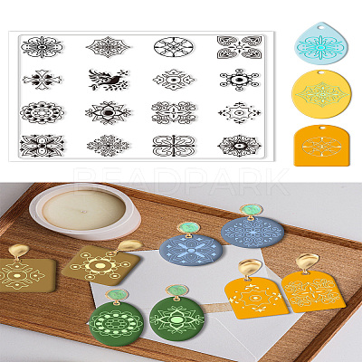 Silicone Clay Texture Mat AJEW-WH0447-022-1