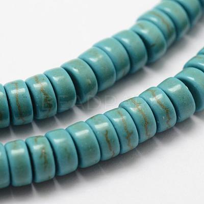Synthetic Howlite Beads Strand G-P228-01-6mm-1