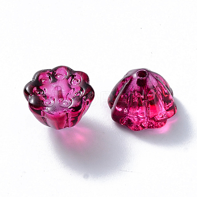 Transparent Baking Paint Glass Beads DGLA-T002-08A-1