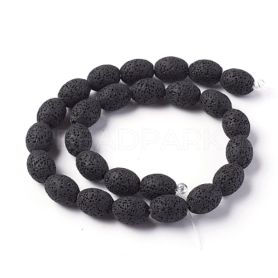 Natural Lava Rock Beads Strands G-F671-03B-11-1