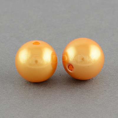 ABS Plastic Imitation Pearl Round Beads SACR-S074-20mm-A56-1