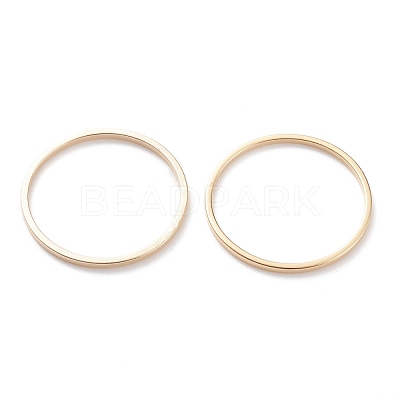 Brass Linking Rings KK-Y003-03H-G-1