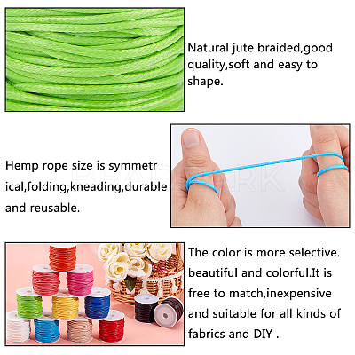 Waxed Polyester Cords YC-PH0002-24-2.0mm-1