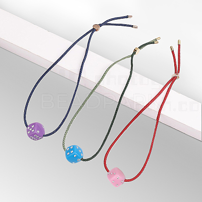 Plating Acrylic Beads X-PACR-T006-09-1